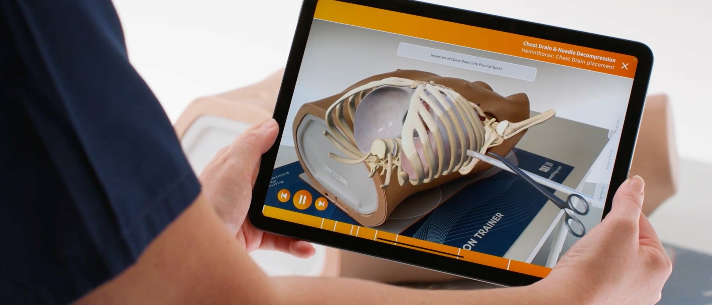 Augmented Reality Medical Training App